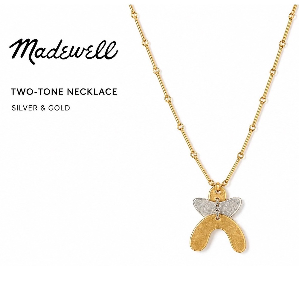 Madewell Silver & Gold Two-Tone Necklace